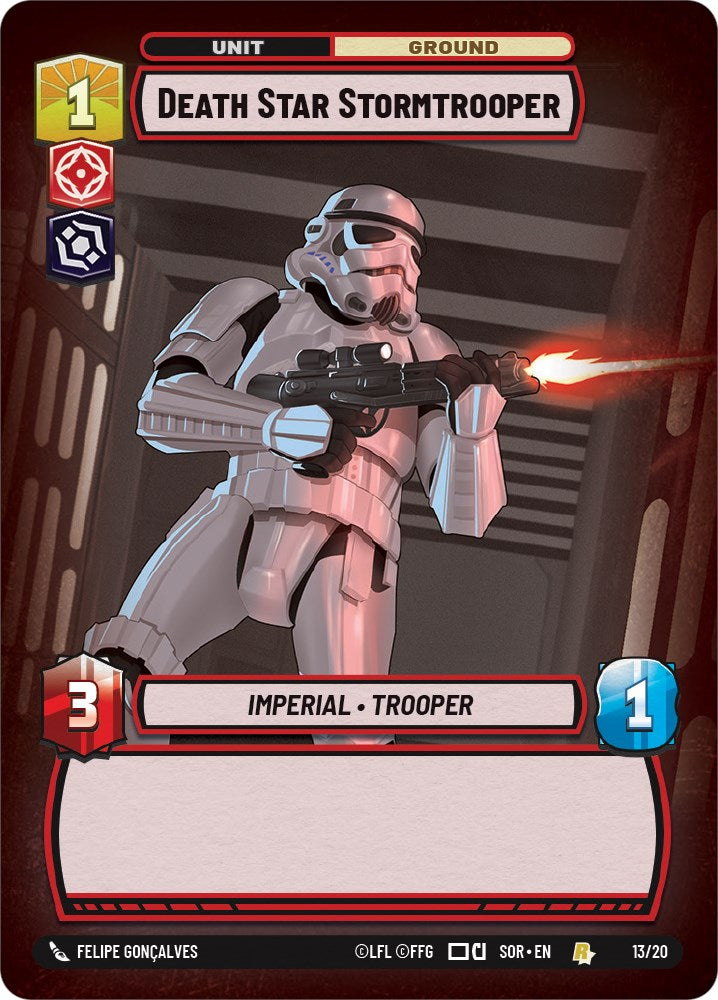 Death Star Stormtrooper (13/20) [Spark of Rebellion: Weekly Play] | Fandemonia Ltd