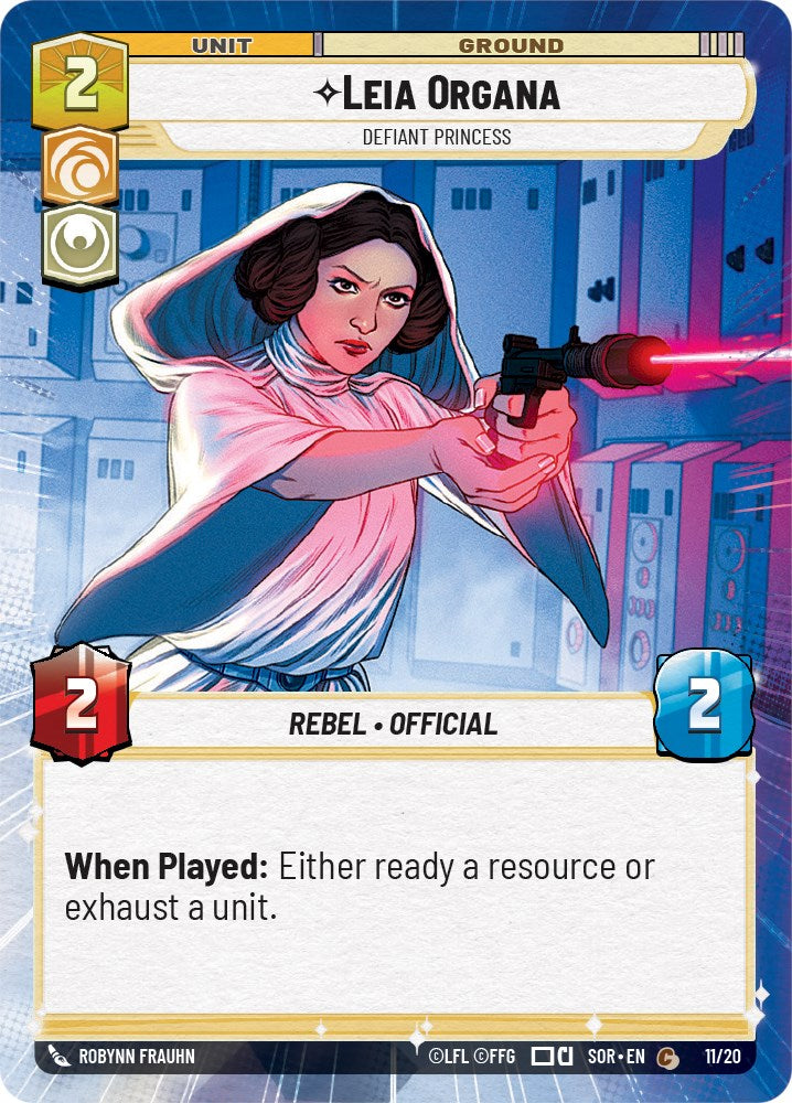 Leia Organa - Defiant Princess (11/20) [Spark of Rebellion: Weekly Play] | Fandemonia Ltd