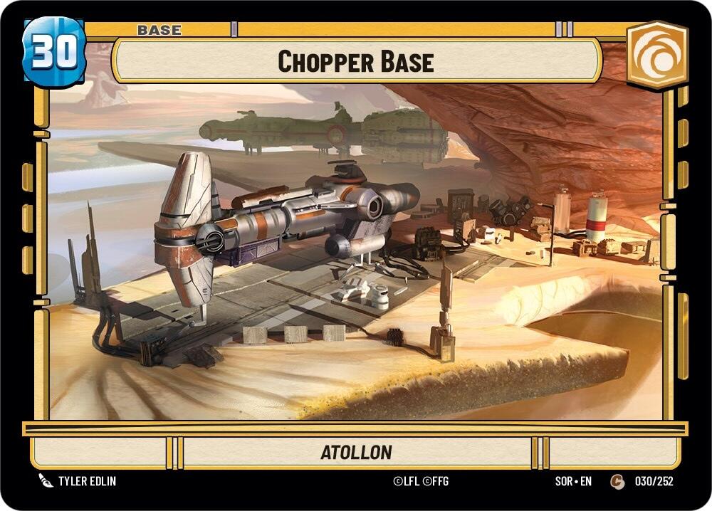 Chopper Base // Experience (30 // T01) [Spark of Rebellion] | Fandemonia Ltd