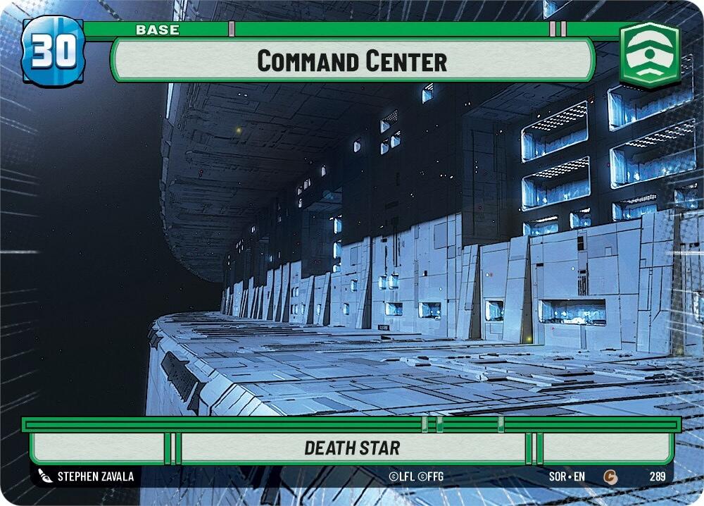 Command Center // Shield (Hyperspace) (289 // T04) [Spark of Rebellion] | Fandemonia Ltd