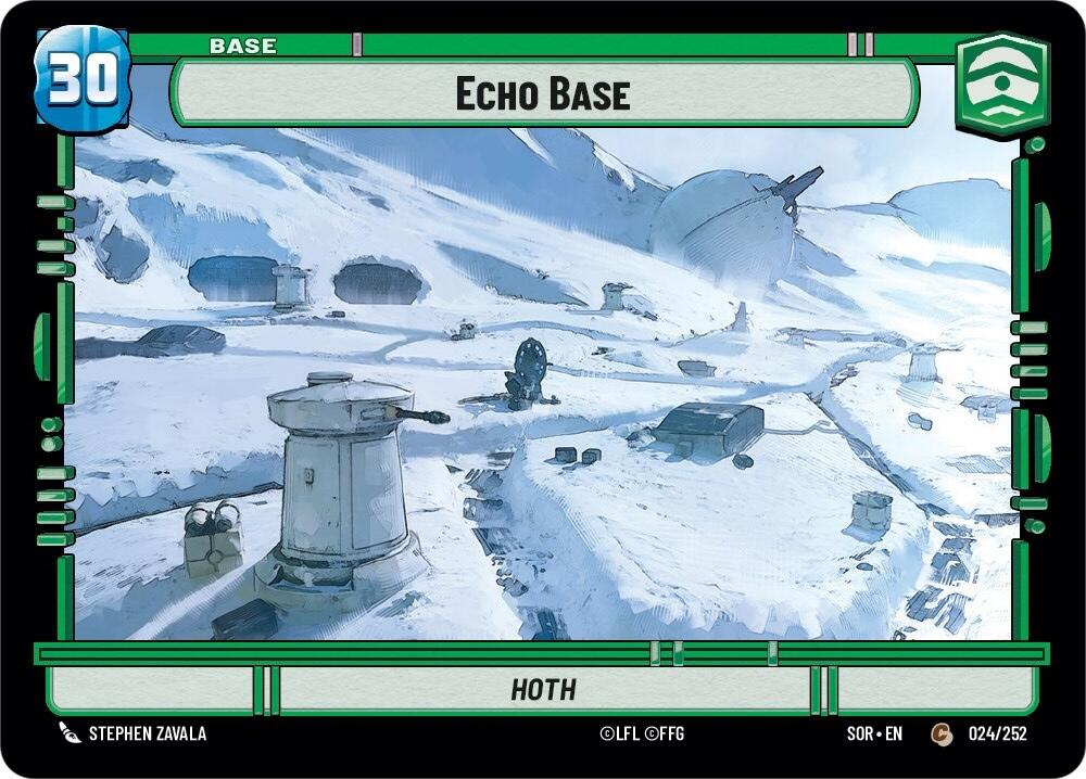 Echo Base // Shield (24 // T02) [Spark of Rebellion] | Fandemonia Ltd
