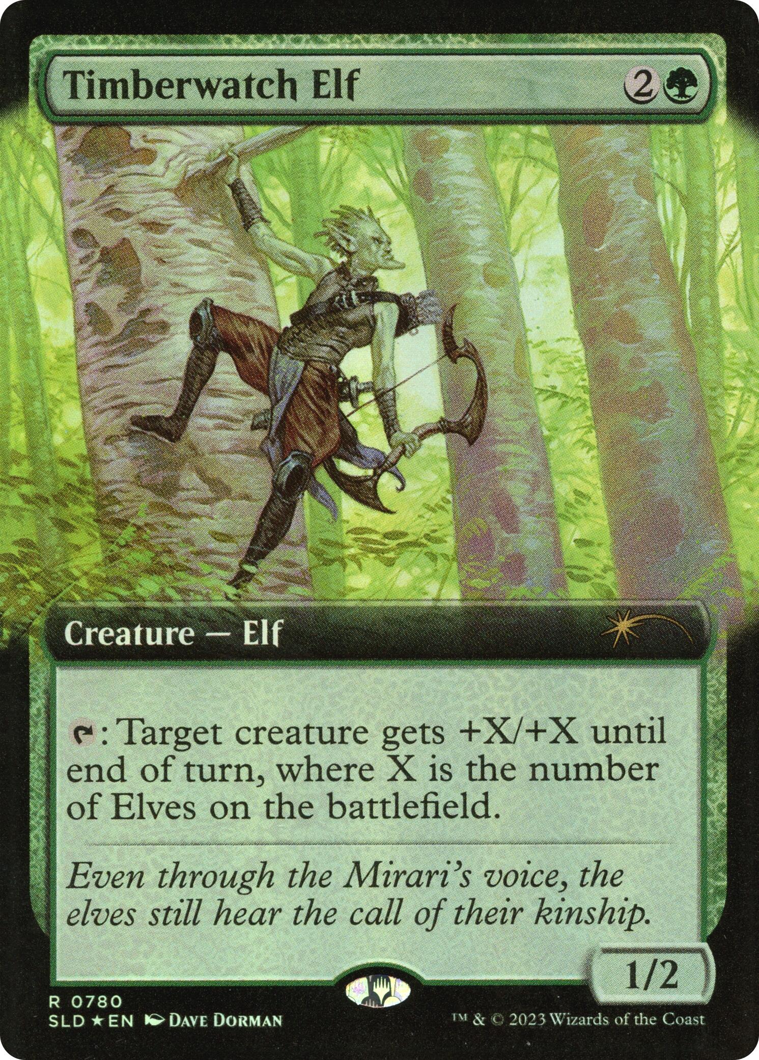 Timberwatch Elf (Extended Art) [Secret Lair Drop Series] | Fandemonia Ltd