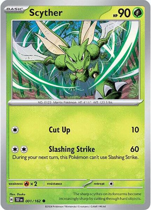 Scyther (001/162) [Scarlet & Violet: Temporal Forces] | Fandemonia Ltd