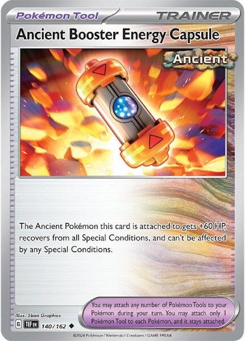 Ancient Booster Energy Capsule (140/162) [Scarlet & Violet: Temporal Forces] | Fandemonia Ltd