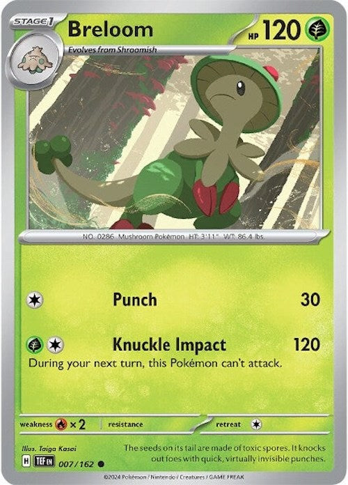 Breloom (007/162) [Scarlet & Violet: Temporal Forces] | Fandemonia Ltd