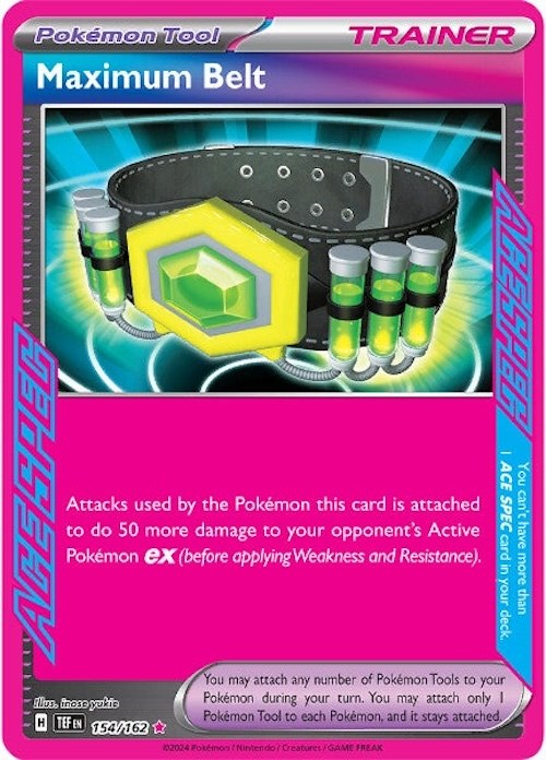 Maximum Belt (154/162) [Scarlet & Violet: Temporal Forces] | Fandemonia Ltd