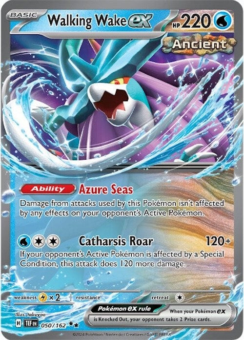 Walking Wake ex (050/162) [Scarlet & Violet: Temporal Forces] | Fandemonia Ltd