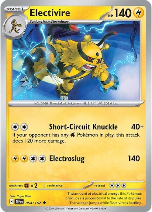 Electivire (054/162) [Scarlet & Violet: Temporal Forces] | Fandemonia Ltd