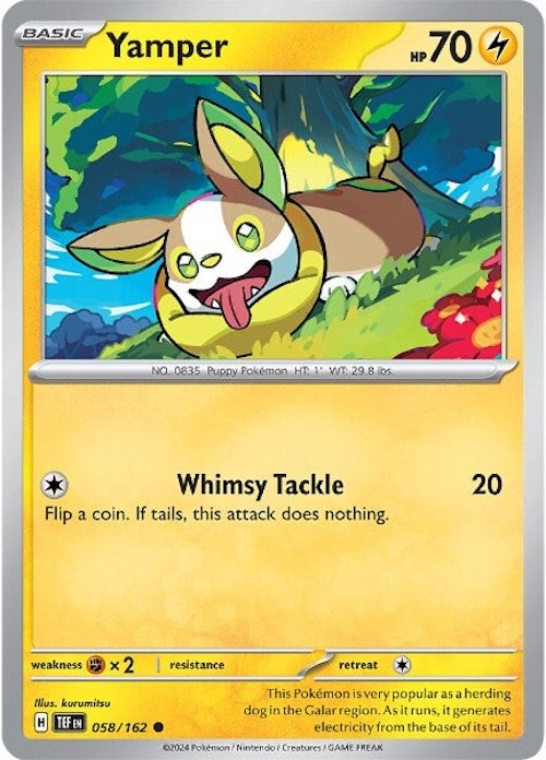 Yamper (058/162) [Scarlet & Violet: Temporal Forces] | Fandemonia Ltd