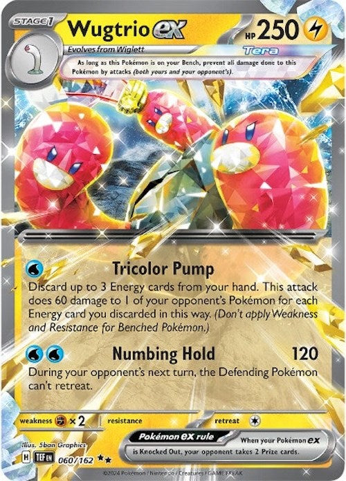 Wugtrio ex (060/162) [Scarlet & Violet: Temporal Forces] | Fandemonia Ltd