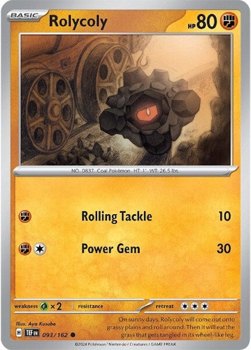 Rolycoly (093/162) [Scarlet & Violet: Temporal Forces] | Fandemonia Ltd