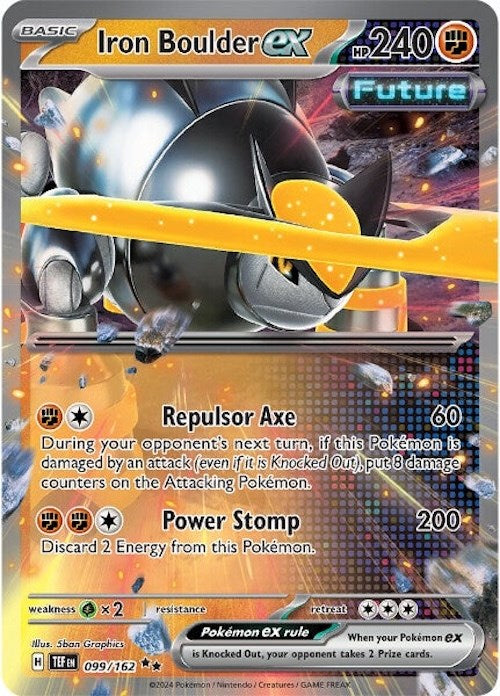 Iron Boulder ex (099/162) [Scarlet & Violet: Temporal Forces] | Fandemonia Ltd