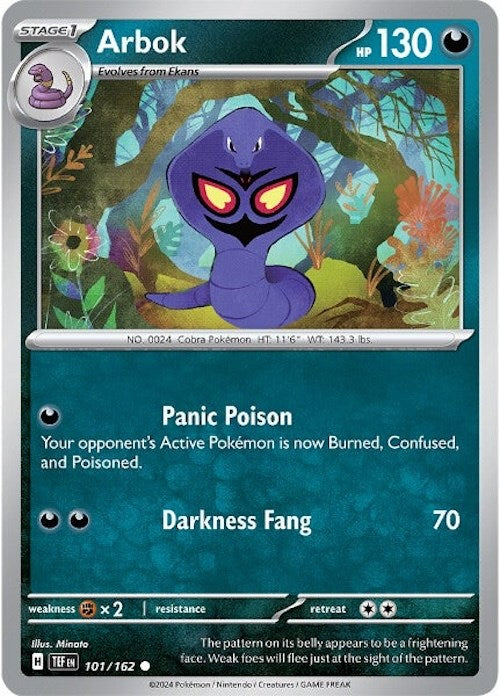 Arbok (101/162) [Scarlet & Violet: Temporal Forces] | Fandemonia Ltd