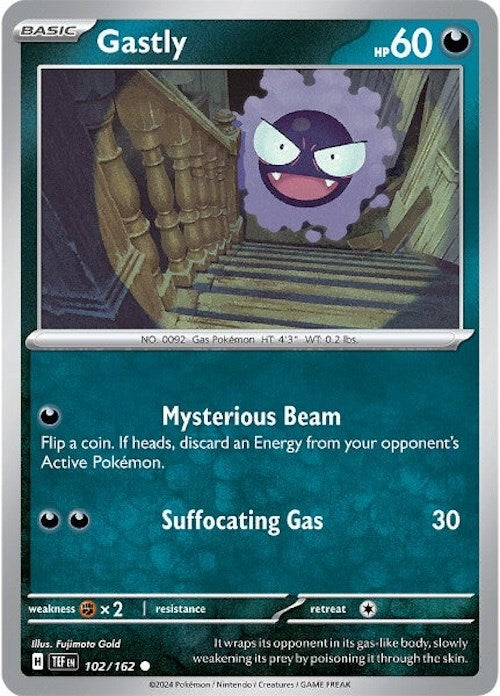 Gastly (102/162) [Scarlet & Violet: Temporal Forces] | Fandemonia Ltd