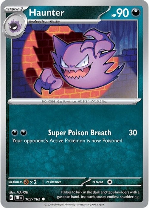 Haunter (103/162) [Scarlet & Violet: Temporal Forces] | Fandemonia Ltd