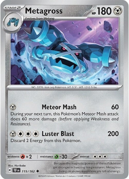 Metagross (115/162) [Scarlet & Violet: Temporal Forces] | Fandemonia Ltd
