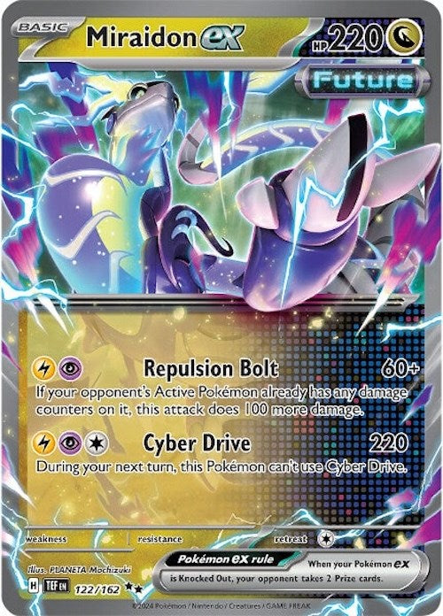Miraidon ex (122/162) [Scarlet & Violet: Temporal Forces] | Fandemonia Ltd