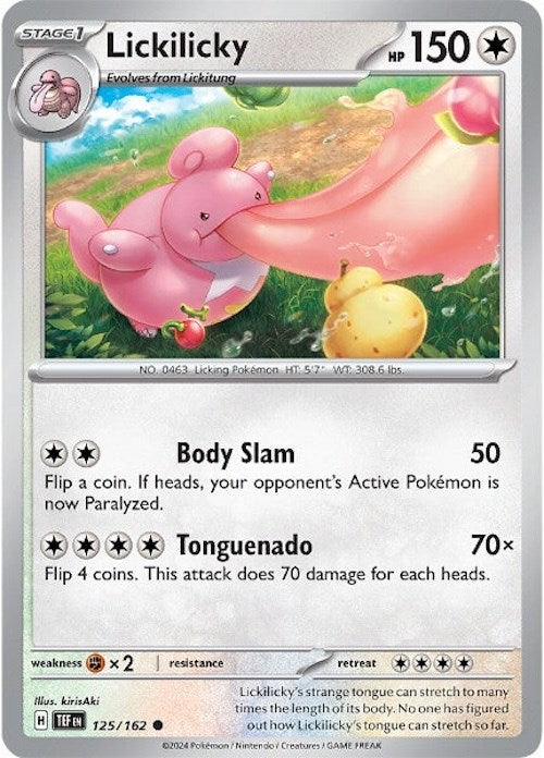 Lickilicky (125/162) [Scarlet & Violet: Temporal Forces] | Fandemonia Ltd