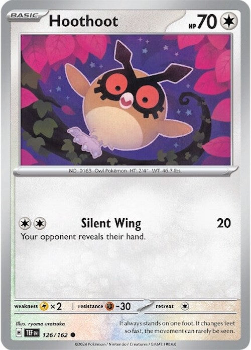 Hoothoot (126/162) [Scarlet & Violet: Temporal Forces] | Fandemonia Ltd