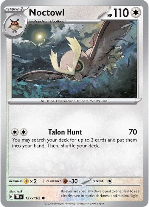 Noctowl (127/162) [Scarlet & Violet: Temporal Forces] | Fandemonia Ltd