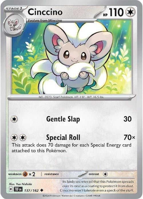 Cinccino (137/162) [Scarlet & Violet: Temporal Forces] | Fandemonia Ltd