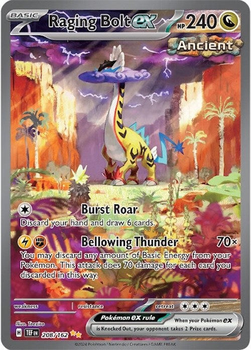 Raging Bolt ex (208/162) [Scarlet & Violet: Temporal Forces] | Fandemonia Ltd