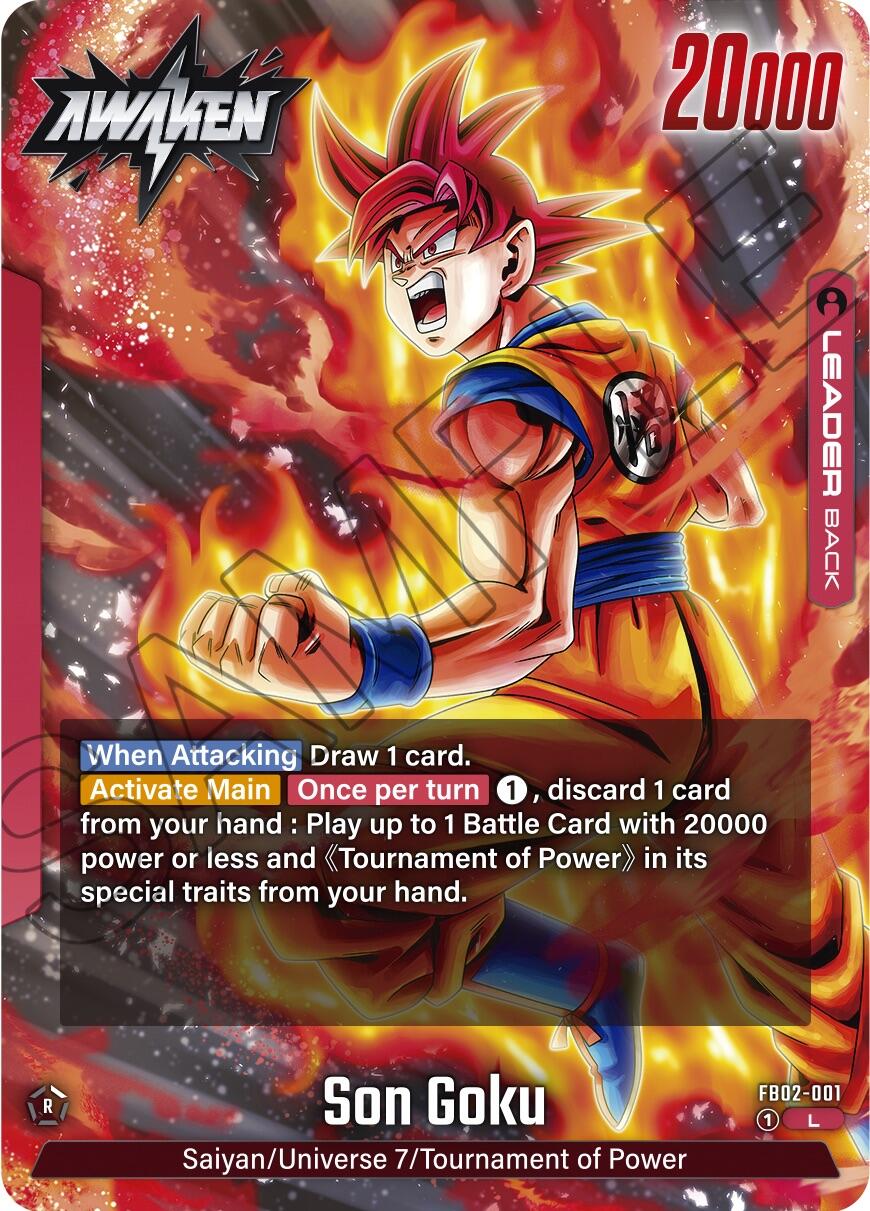 Son Goku (FB02-001) [Blazing Aura] | Fandemonia Ltd