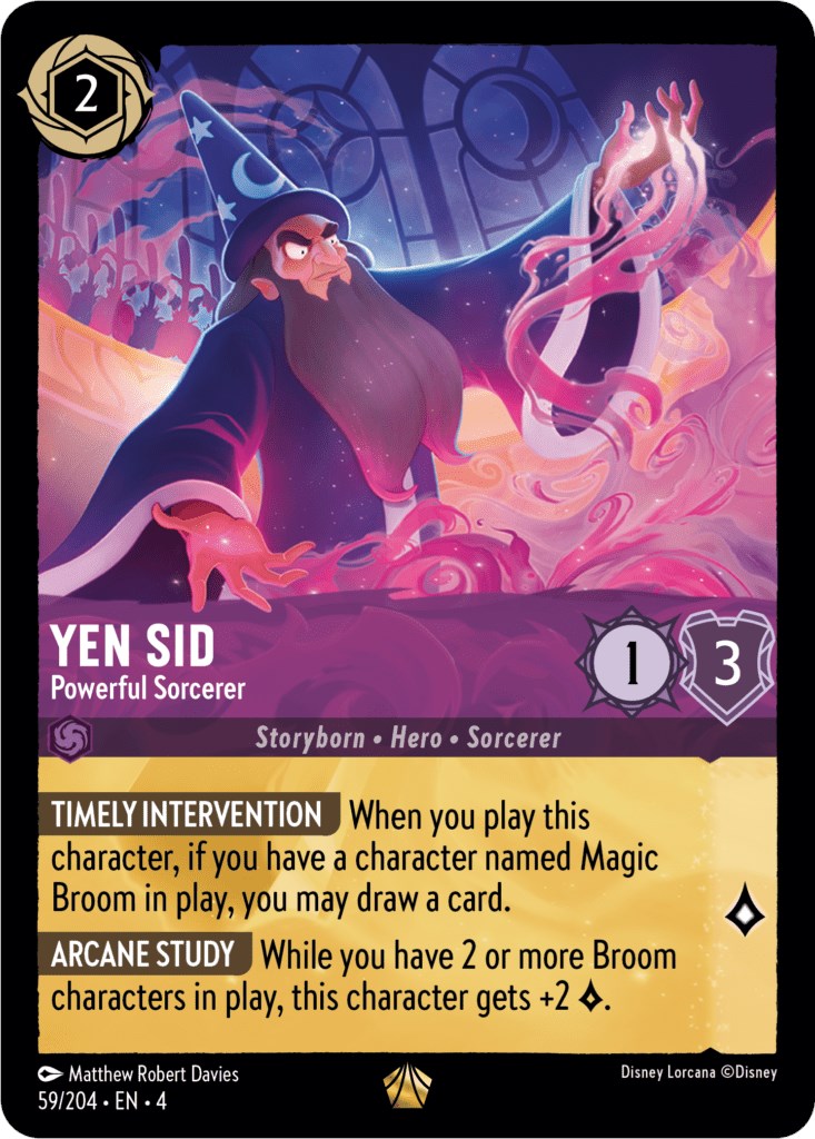 Yen Sid - Powerful Sorcerer (59/204) (59/204) [Ursula's Return] | Fandemonia Ltd