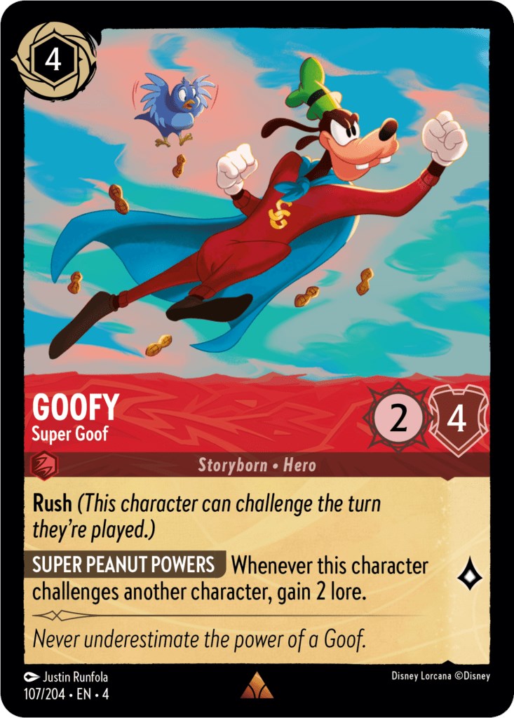 Goofy - Super Goof (107/204) [Ursula's Return] | Fandemonia Ltd