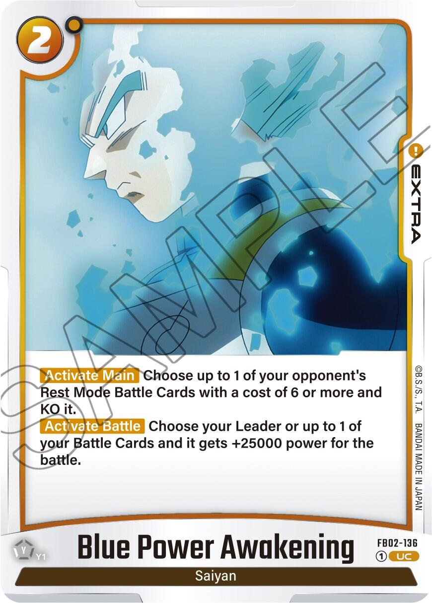 Blue Power Awakening [Blazing Aura] | Fandemonia Ltd