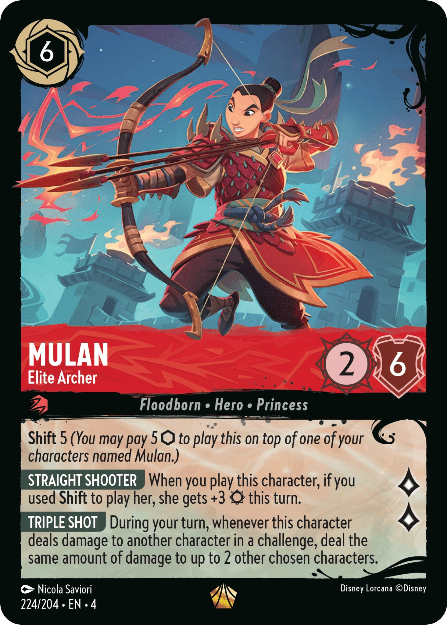 Mulan - Elite Archer (224/204) (244/204) [Illumineer's Quest: Deep Trouble] | Fandemonia Ltd