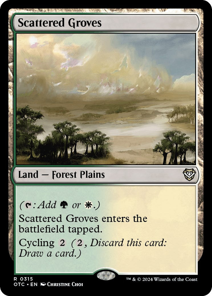 Scattered Groves [Outlaws of Thunder Junction Commander] | Fandemonia Ltd