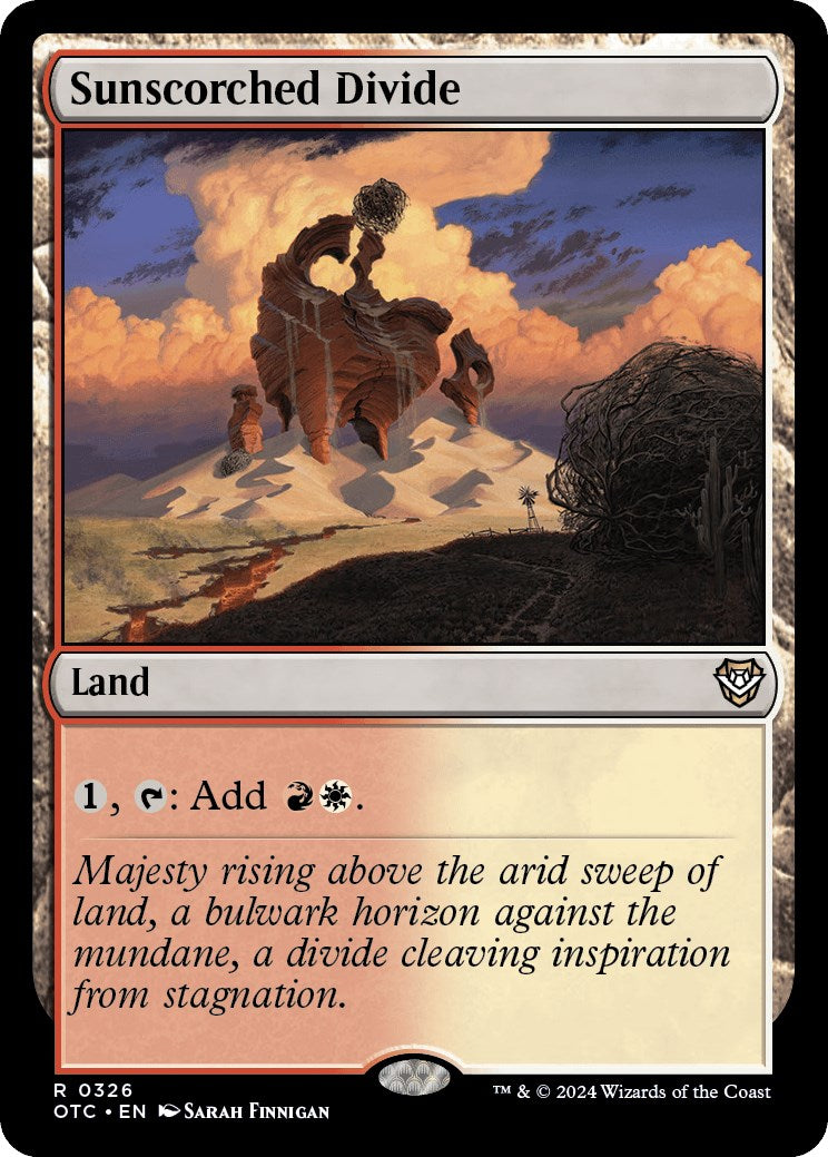 Sunscorched Divide [Outlaws of Thunder Junction Commander] | Fandemonia Ltd