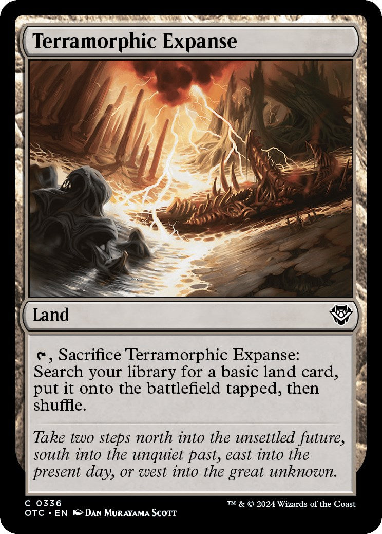 Terramorphic Expanse [Outlaws of Thunder Junction Commander] | Fandemonia Ltd