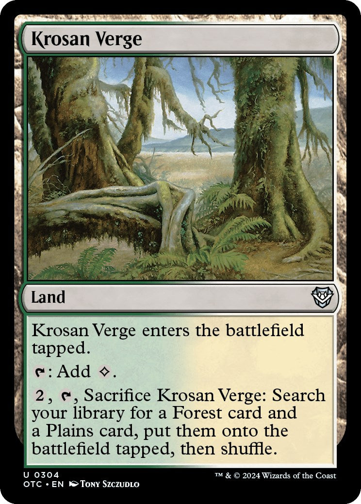 Krosan Verge [Outlaws of Thunder Junction Commander] | Fandemonia Ltd