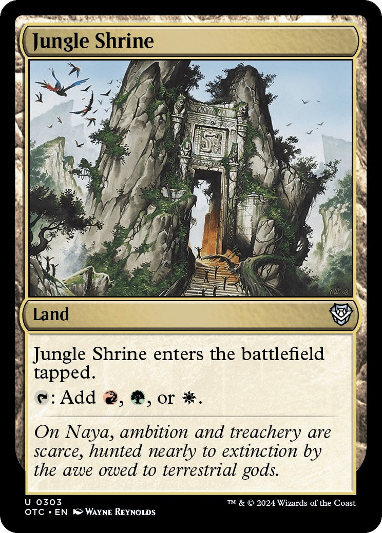 Jungle Shrine [Outlaws of Thunder Junction Commander] | Fandemonia Ltd