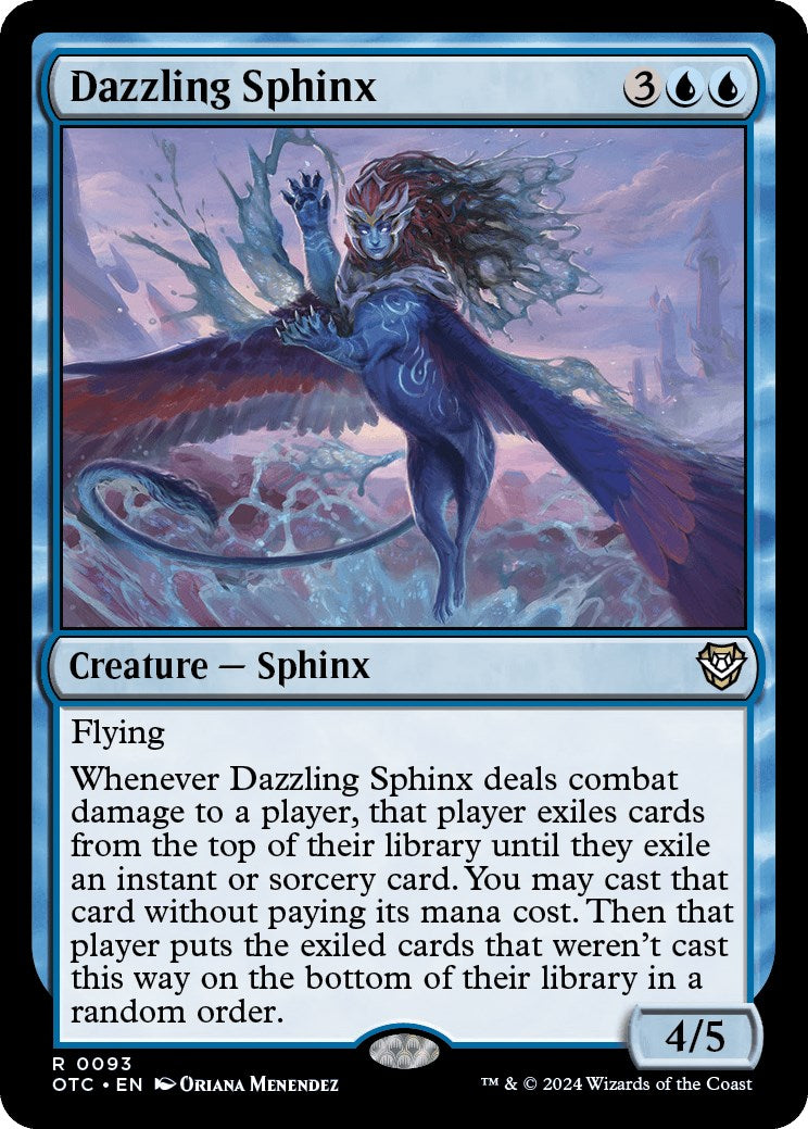 Dazzling Sphinx [Outlaws of Thunder Junction Commander] | Fandemonia Ltd