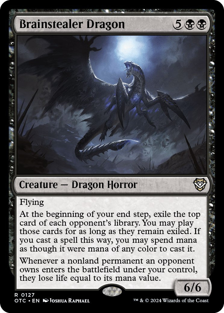 Brainstealer Dragon [Outlaws of Thunder Junction Commander] | Fandemonia Ltd