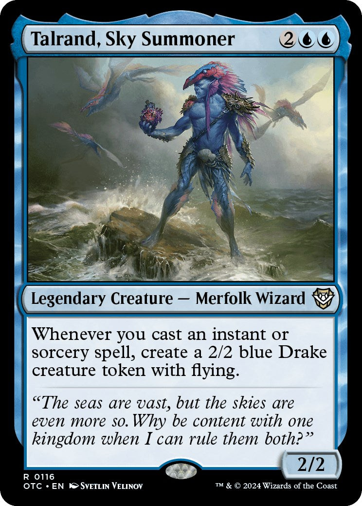 Talrand, Sky Summoner [Outlaws of Thunder Junction Commander] | Fandemonia Ltd