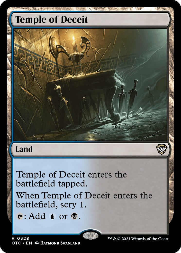 Temple of Deceit [Outlaws of Thunder Junction Commander] | Fandemonia Ltd