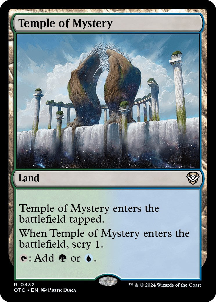 Temple of Mystery [Outlaws of Thunder Junction Commander] | Fandemonia Ltd