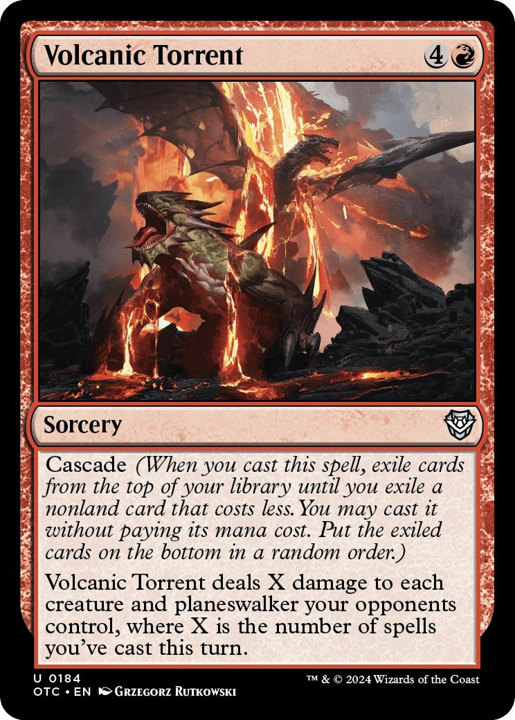 Volcanic Torrent [Outlaws of Thunder Junction Commander] | Fandemonia Ltd