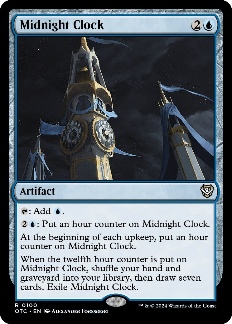 Midnight Clock [Outlaws of Thunder Junction Commander] | Fandemonia Ltd