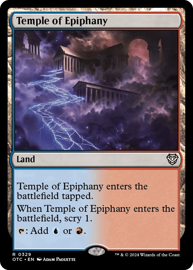 Temple of Epiphany [Outlaws of Thunder Junction Commander] | Fandemonia Ltd