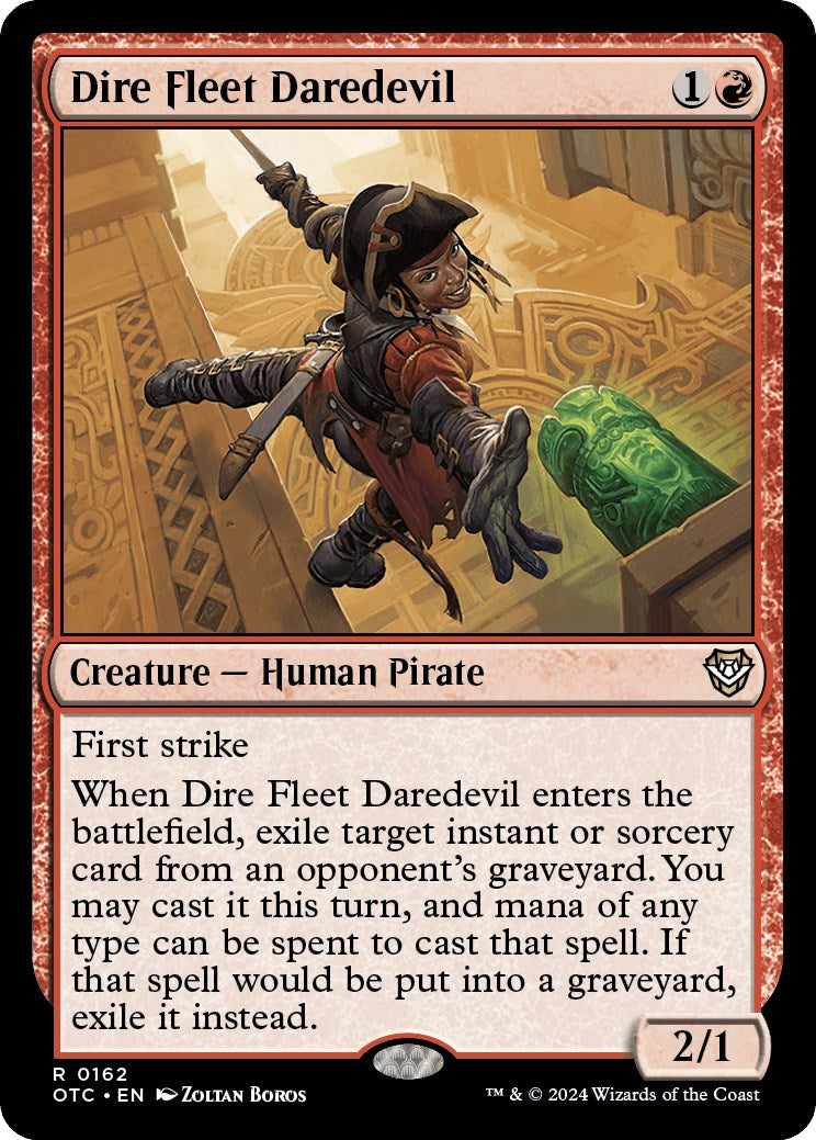 Dire Fleet Daredevil [Outlaws of Thunder Junction Commander] | Fandemonia Ltd