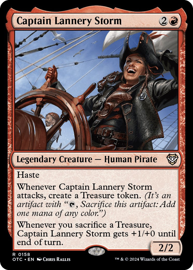 Captain Lannery Storm [Outlaws of Thunder Junction Commander] | Fandemonia Ltd