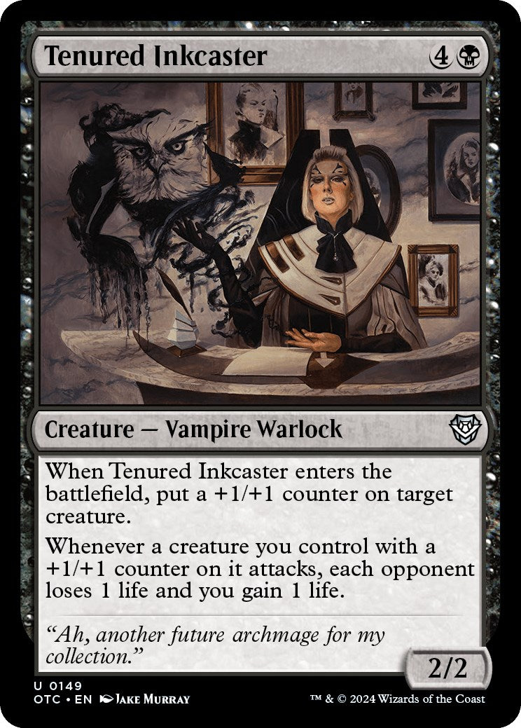 Tenured Inkcaster [Outlaws of Thunder Junction Commander] | Fandemonia Ltd