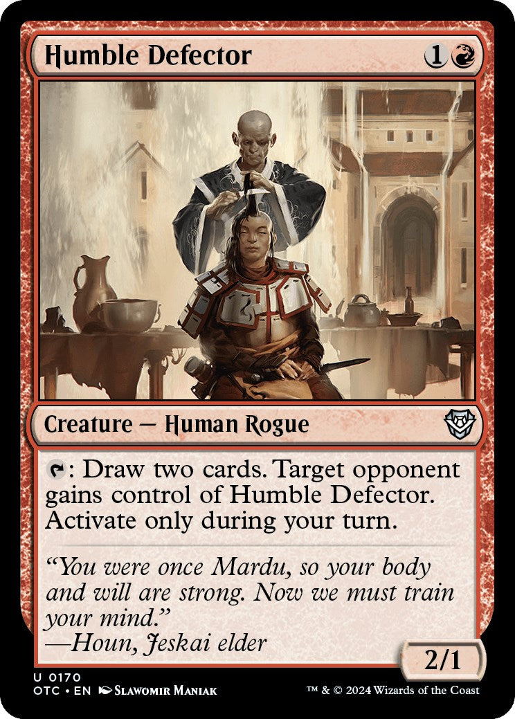Humble Defector [Outlaws of Thunder Junction Commander] | Fandemonia Ltd
