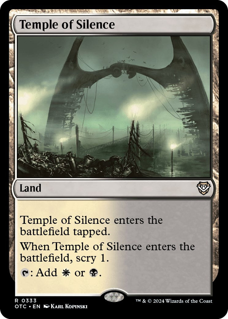 Temple of Silence [Outlaws of Thunder Junction Commander] | Fandemonia Ltd