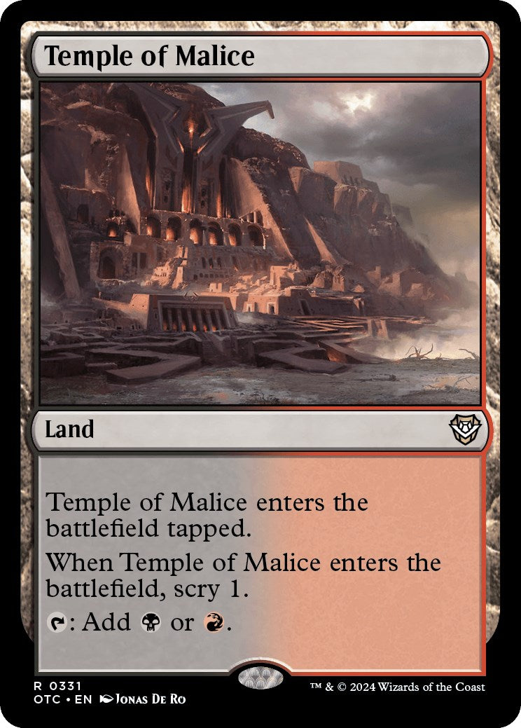 Temple of Malice [Outlaws of Thunder Junction Commander] | Fandemonia Ltd